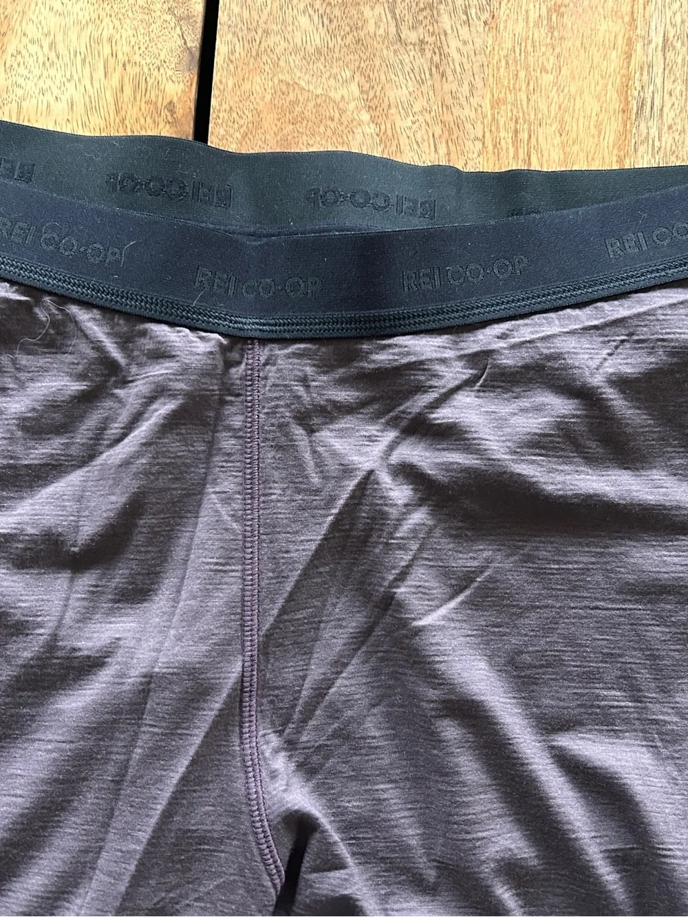 Purple REI merino wool baselayer top and bottom - Picture 10 of 10